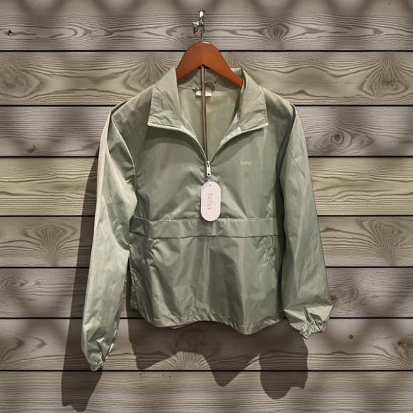Women's Bala Light Green Windbreaker Jacket S - Picture 3 of 5